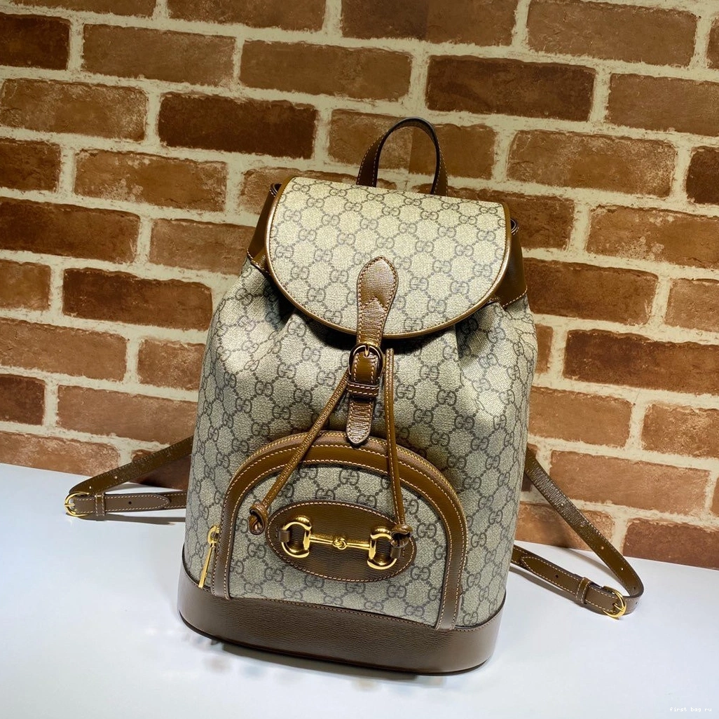 First bag ru Horsebit GUCCI backpack 1955 0814